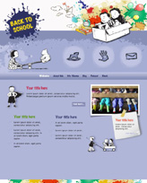iWeb Template: Back To School