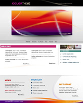 iWeb Template: Color Theme