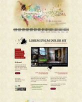 iWeb Template: Dreamy Theme