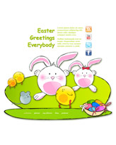 iWeb Template: Easter Theme 3