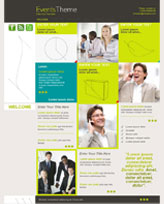iWeb Template: Events Theme