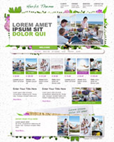 iWeb Template: Herbs Theme
