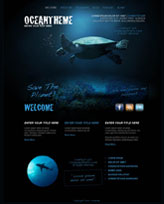 iWeb Template: Ocean Theme