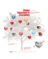 iWeb Template: Valentines Day 2