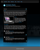 iWeb Template: Blackout Theme