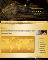 iWeb Template: Golden Theme