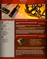 iWeb Template: Mahogany Theme