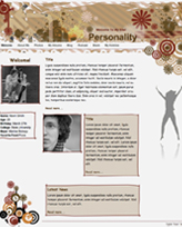 iWeb Template: Personality Theme