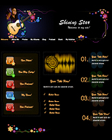 iWeb Template: Shining Star Theme
