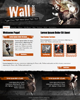 iWeb Template: The Wall Theme