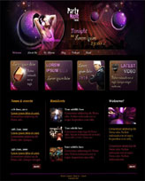 iWeb Template: Party Night